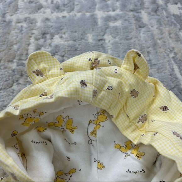 McBaby Infant Yellow Happy Bunny Fall Themed Outerwear w/Hood 0/3 Months - Picture 5 of 7